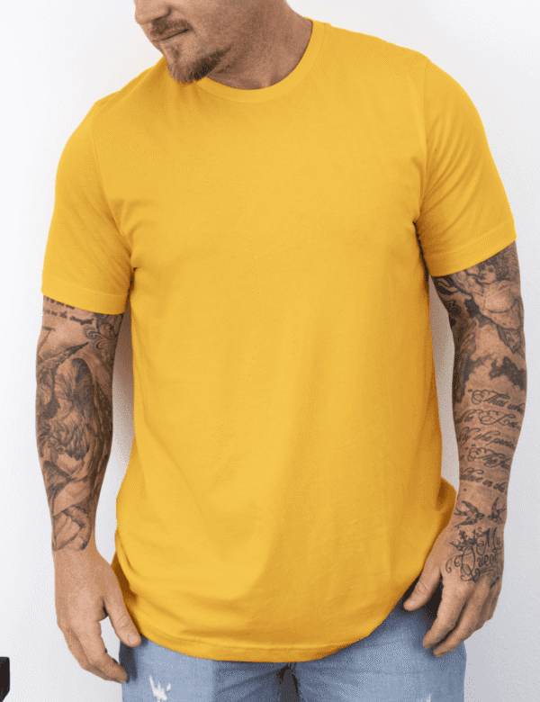 Camiseta Amarillo Hombre