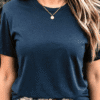 Camiseta Azul Mujer