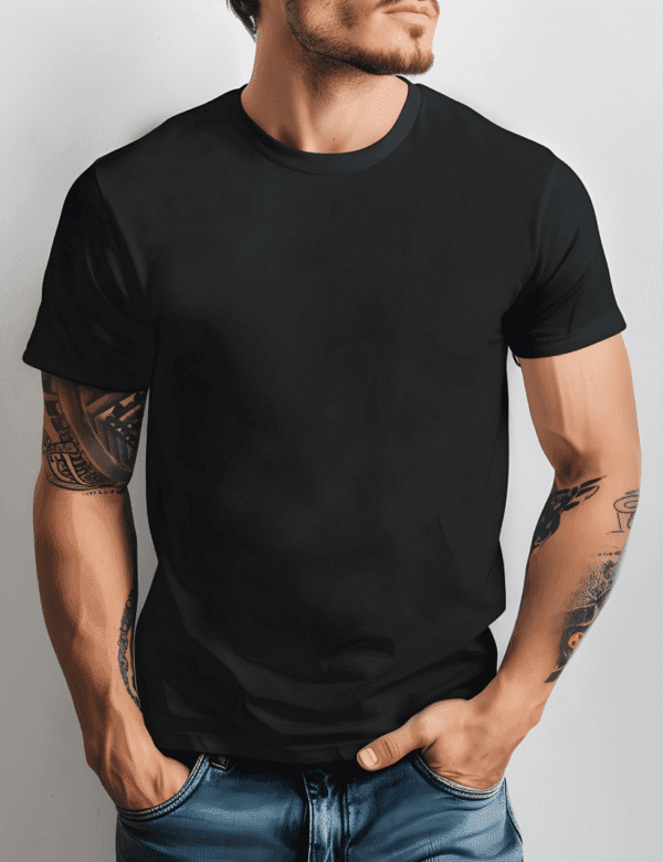 Camiseta Negro Hombre