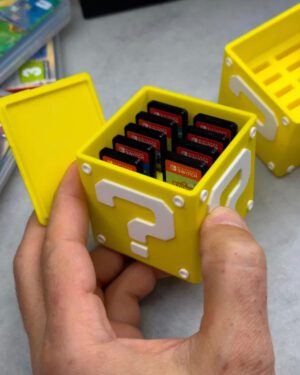 Caja de cartuchos caja interrogante de Mario Bros