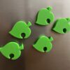 Imanes de Hoja de Animal Crossing x5