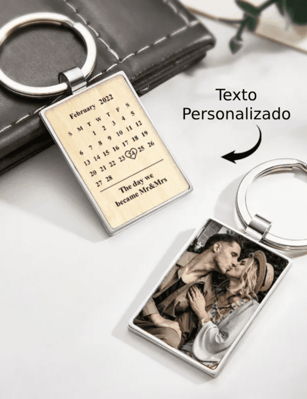 Llavero Personalizado Foto Calendario