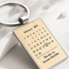 Llavero Personalizado Foto Calendario 3