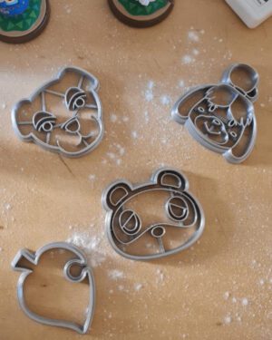Set de cortadores de galletas Animal Crossing