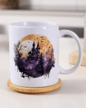 Taza de Luna y Castillo Embrujado