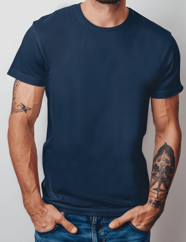 Camiseta Azul Hombre