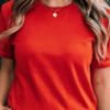 Camiseta Rojo Mujer
