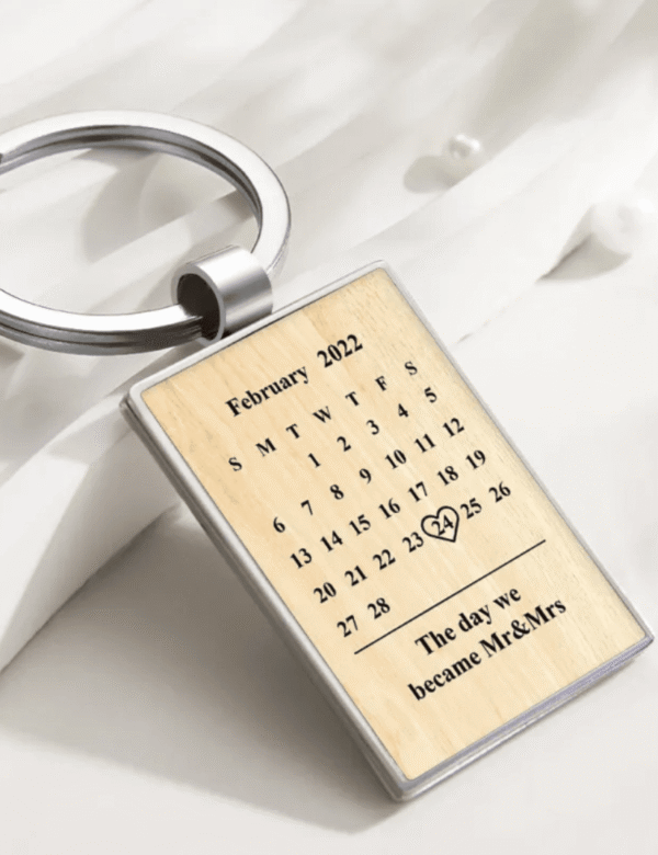 Llavero Personalizado Foto Calendario 3
