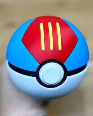 Pokémon Cebo Ball 3D caja y estuche para cartuchos