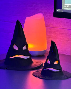 Sombrero de Halloween con luz